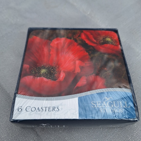 Poppy Placemats and Coasters - Picture 2 of 3